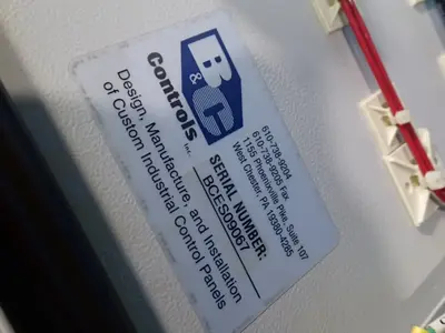 B&c Controls  Control Panel