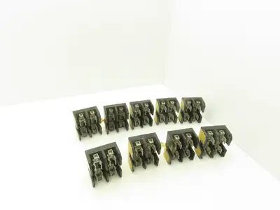 Bussmann J60030-2CR Fuse Block Panel Mount Class J 2 Pole 30A 600V Lot of 9