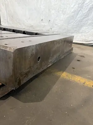 36" X 72" T-SLOTTED BOLSTER PLATE. STOCK #0132325