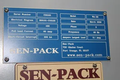USED 2008 SEN-PACK WA-30