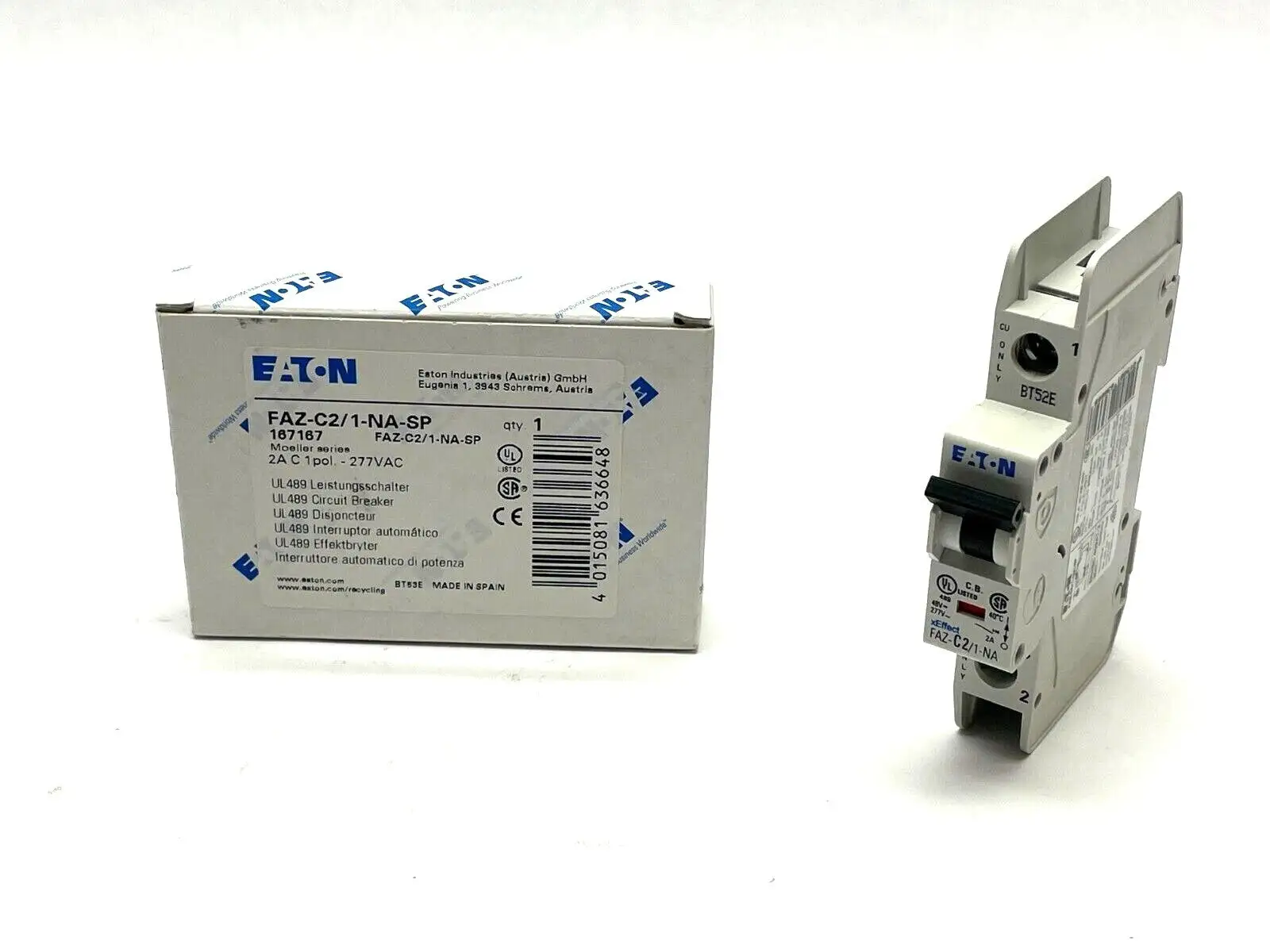 New | in-Stock Eaton FAZ-C2/1-NA-SP Circuit Breakers Michigan US | Maverick Industrial Sales #1389748