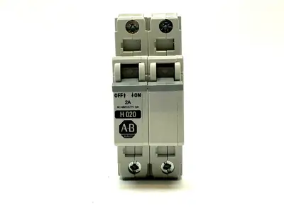 1492-CB2H020 | Allen Bradley  Ser. C Circuit Breaker 2A 277V 1PH - Used