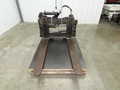 Cascade Forklift Class 3 SideShift Fork Positioner Attachment 10000lb 48" Forks