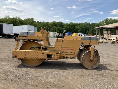USED BOMAG BW 4 AS DOUBLE DRUM VIBRATORY ROLLER