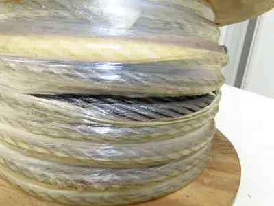Commercial Group 9/16" x 104' Steel Wire Rope Crane Hoist Winch Lifting Cable