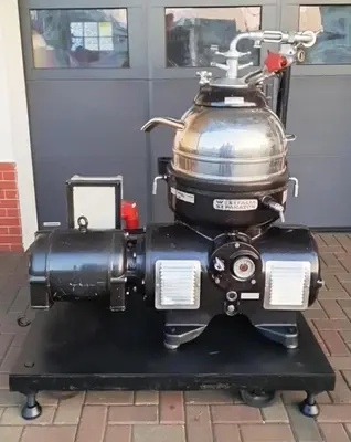 Westfalia KG 8006 chamber bowl centrifuge, 316SS.