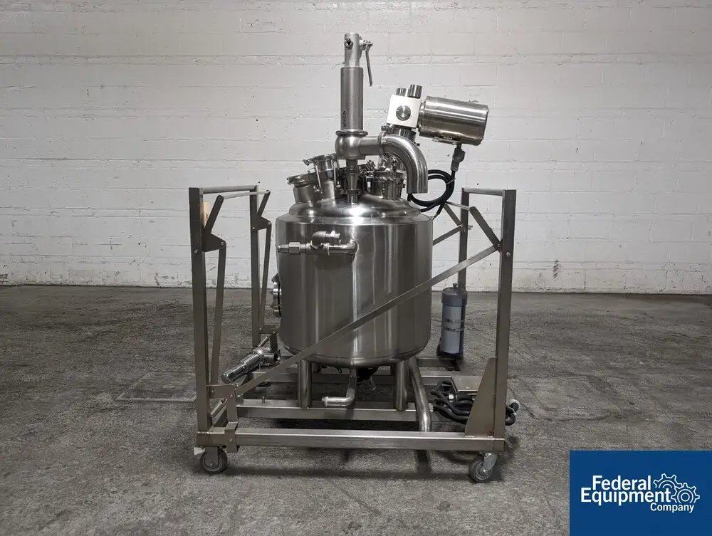 USED ITT 40 Gal Holloway Reactor, 316L S/S, 15/100#
