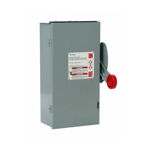 Eaton DH362NRK Enhanced Visible Blade Single-Throw Safety Switch, 60 A, NEMA 3R [New]