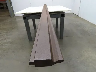 Press Brake Gooseneck Punch Die 146-13/16" Offset 80° V 1/2" Tang 3-9/16" H