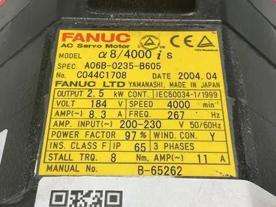 USED 2004 FANUC A8/4000 I S