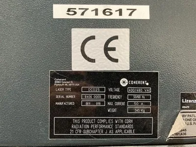 COHERENT DC025 Lasers/Plasma Cutters | Machinery For Sale (2)