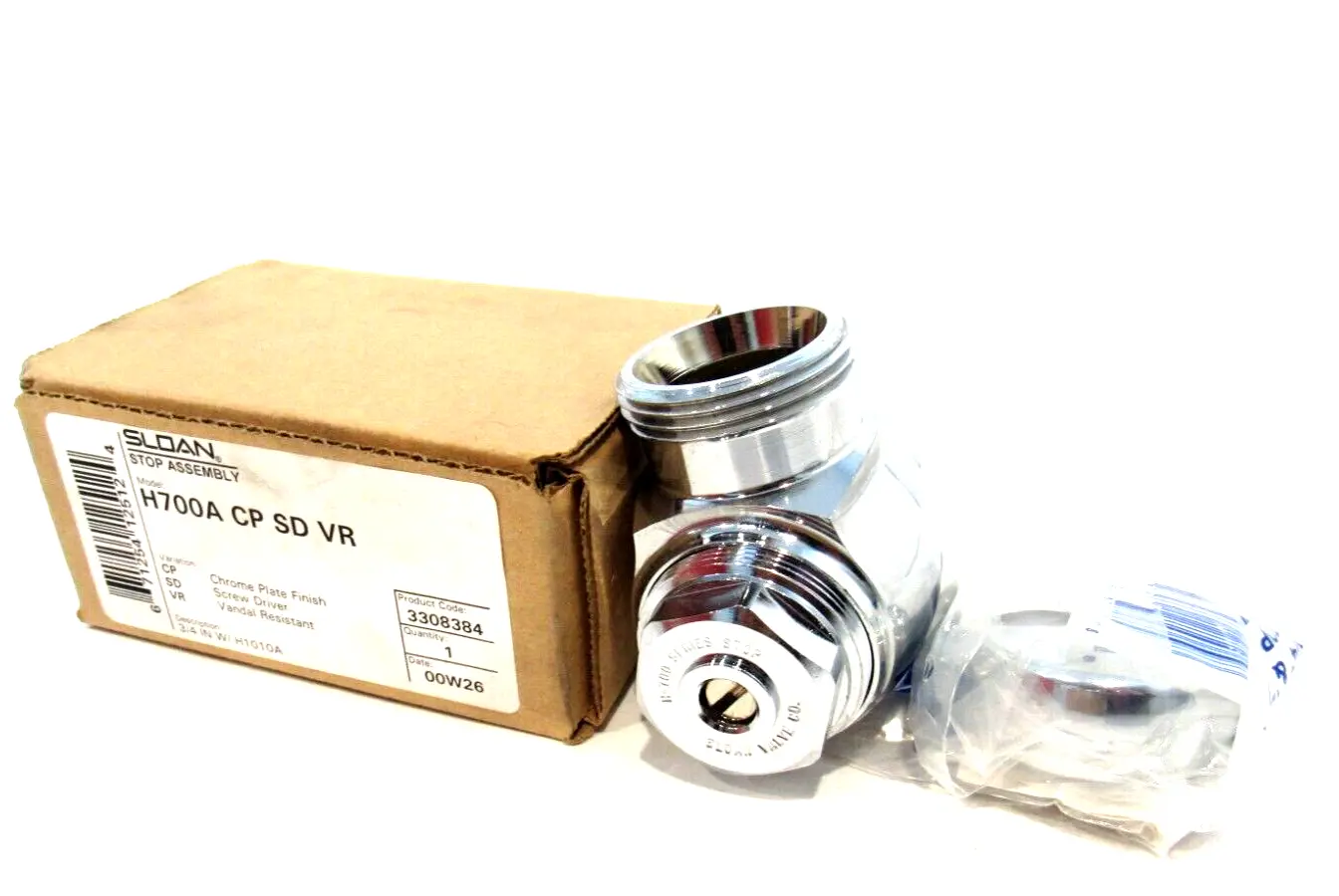 NEW SLOAN H700A CP SD VR STOP ASSEMBLY H700ACPSDVR