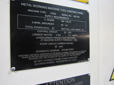 2010 GLEASON 275 G GEAR GRINDERS | GCH Machinery (14)