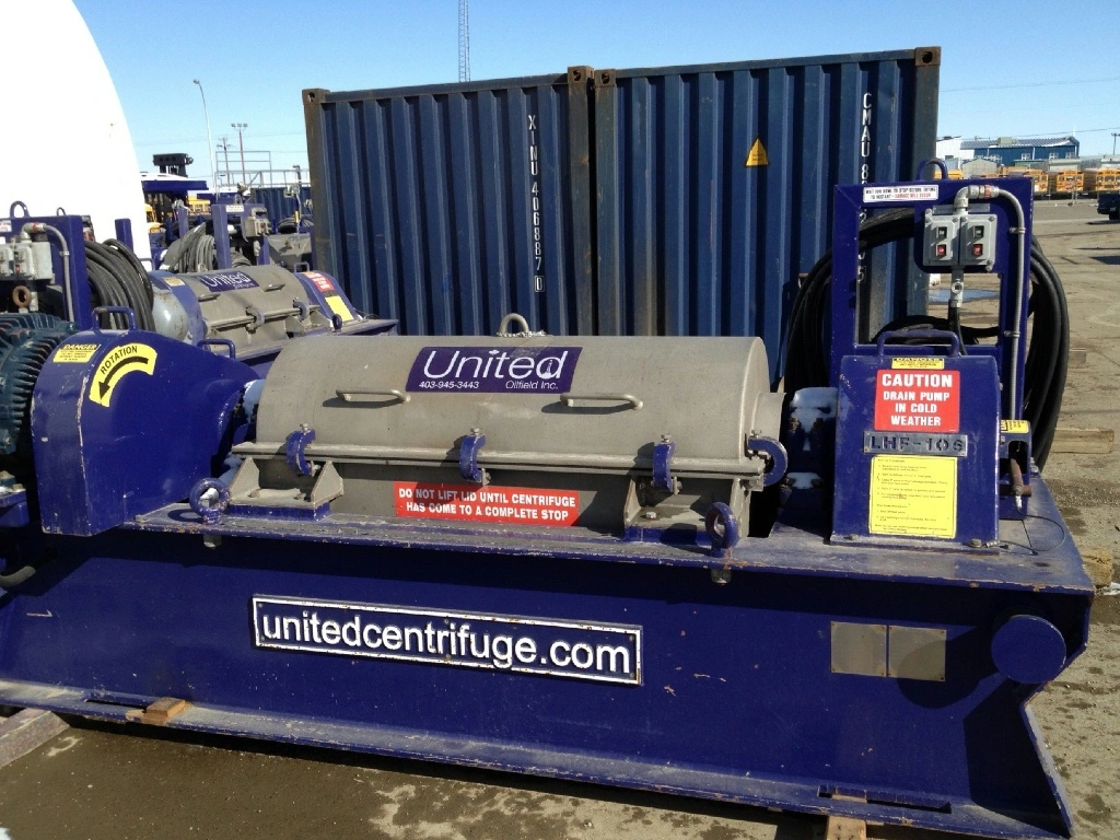 United SS1000 18 x 50 decanter centrifuge, 304SS.