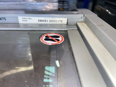 105-0057 AHT Paris 185 Self Contained Freezer Case