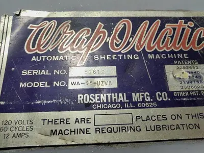 USED ROSENTHAL WA-S5-UZV8