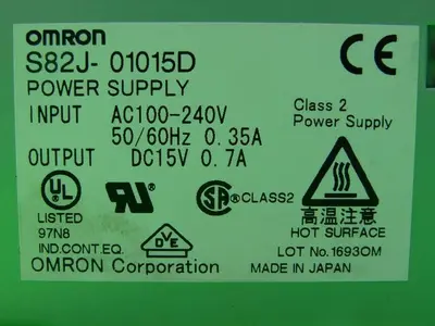 USED OMRON S82J-01015D