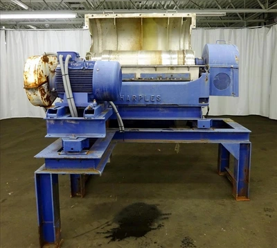 (2) Sharples P3400 Super-D-Canter centrifuges, 316SS.