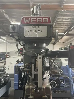 WEBB CHAMP 4VH MILLERS, KNEE, N/C & CNC | Wheeler Machinery Sales (2)