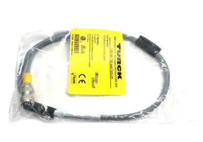 New | in-Stock Turck Eurofast Double Ended Cordset U-24717 Misc Electrical & Power Parts Michigan US | Maverick Industrial Sales #1391510