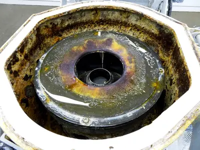 US Centrifuge M412 solid basket centrifuge.