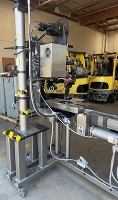 CTM Label Applicator Printer Norwood RS-1100 360 Labeler Labeling System