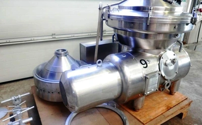 Westfalia SAKP 20036 hermetic clarifier centrifuge, 316SS.