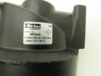 Parker 08F54AC Pneumatic Air Filter 1" NPT 250PSI