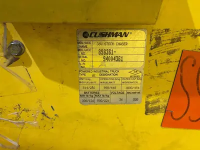 USED CUSHMAN 898361