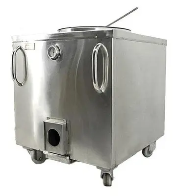 32″ x 32″ Stainless Steel Charcoal Tandoor Clay Oven