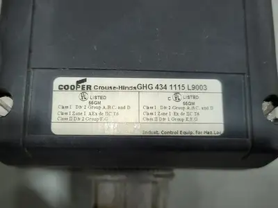 USED CROUSE-HINDS GHG 434 1115 L9003