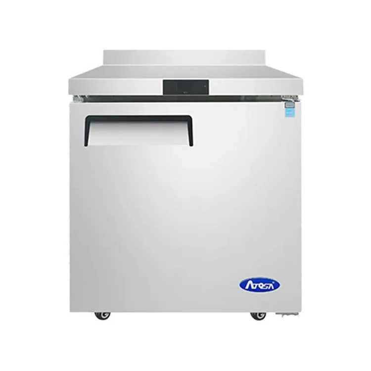 New | in-Stock Atosa New Atosa MGF8412GR 27" Worktop Freezer w/ Backsplash Worktop Freezers Illinois US | Falcon Restaurant Supply #1375443