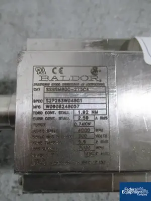 USED Baldor Baldor Stainless Steel Mixer, Cat# SSBSM80C-275CA
