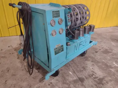 40 TON MODERN HYDRAULICS 4 CYLINDER PORTABLE HYDRAULIC DIE SETTING & SEPARATING SYSTEM: STOCK #23773