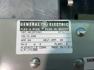Used GENERAL ELECTRIC DFC421 Bus Bars & Plugs Ohio US | HGR 24 #1359032