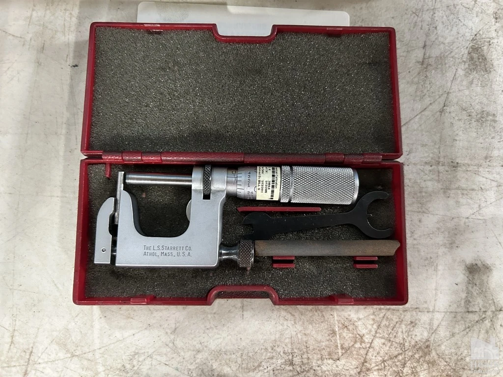 Used _UNKNOWN_ STARRETT NO.220 MUL-T-ANVIL MICROMETER - 0-1" RANGE Micrometers Illinois US | Heath Industrial Auction Services #1386837