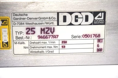 NEW DEUTSCHE GARDNER DENVER 25-MZV CYLINDER 946677A7 25MZV