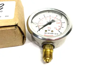 New | in-Stock BOSCH REXROTH MANOMETER PRESSURE GAUGE ABZMM 63- 10BAR/MPA-U/V006G Miscellaneous MRO | Maverick Industrial Sales #1121574