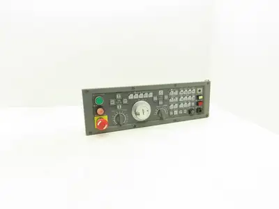 Okuma E0105-566-055-3 HMI Keypad Operator Control Panel With E-Stop & MPG Wheel