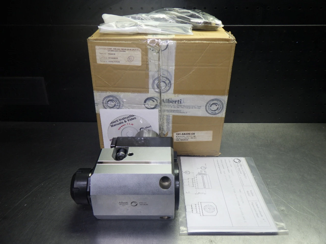 Alberti ER40 Right Angle Head For OKUMA Spaceturn LB-4000EX M90-4.5 RI (LOC1214A)