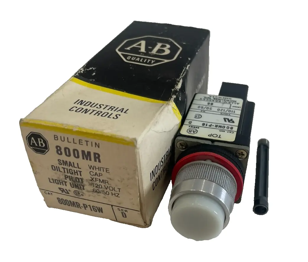 A / B 800MR-P16W PILOT LIGHT UNIT SERIES D 800MRP16W NEW, SURPLUS