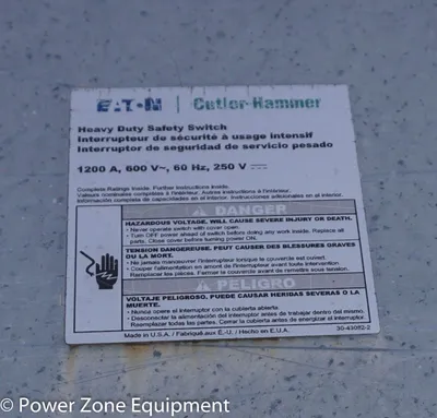 USED EATON CUTLER-HAMMER