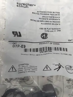New | in-Stock SPRECHER + SCHUH D7P-E9 Miscellaneous Equipment (Electrical & Power) | Surplus Asset Holdings #1191582