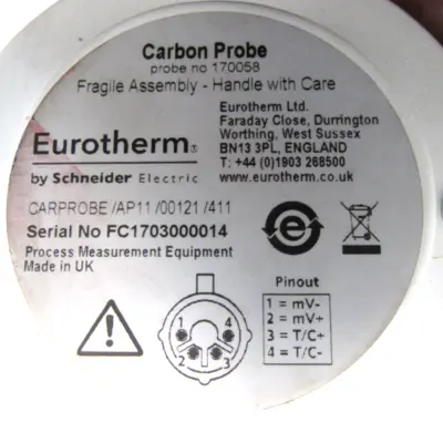 NEW EUROTHERM AP11/00121/411 CARBON PROBE 170058 CARPROBE/AP1100121411