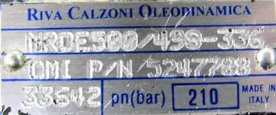 NEW CALZONI MRDE500/498-336 RADIAL MOTOR MRDE500498336 5247788