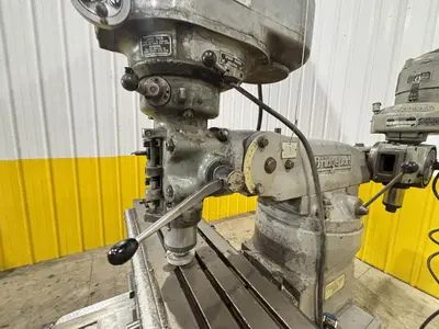 1.5 HP BRIDGEPORT VERTICAL RAM TYPE MILL & SLOTTING HEAD: STOCK #23195