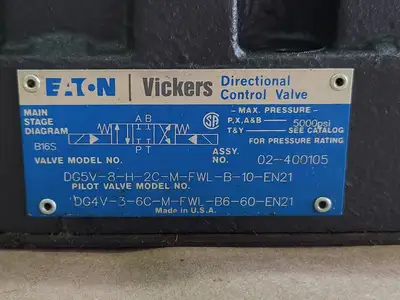 NEW EATON DG5V-8-H-2C-M-FWL-B-10-EN21