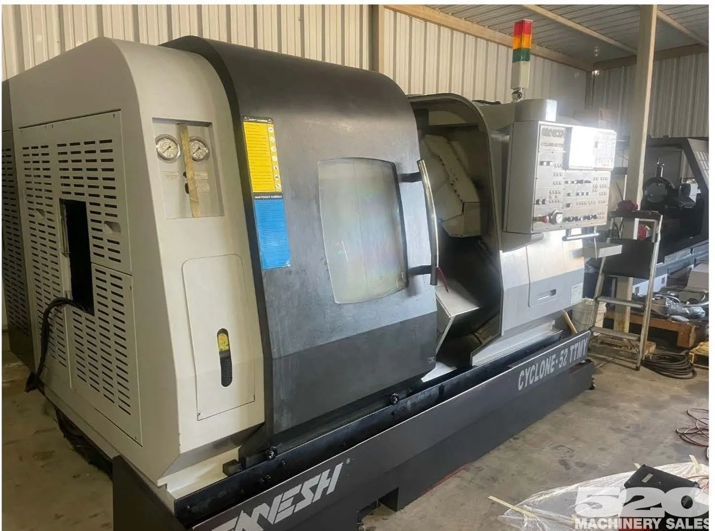 USED 2011 GANESH CYCLONE 52 TTMY CNC Twin Spindle Twin Turret with 2” Bar Capacity