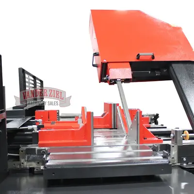 Amada VT3850A Automatic Indexing Vertical Tilt-Frame Saw, 15" x 20" Capacity - NEW