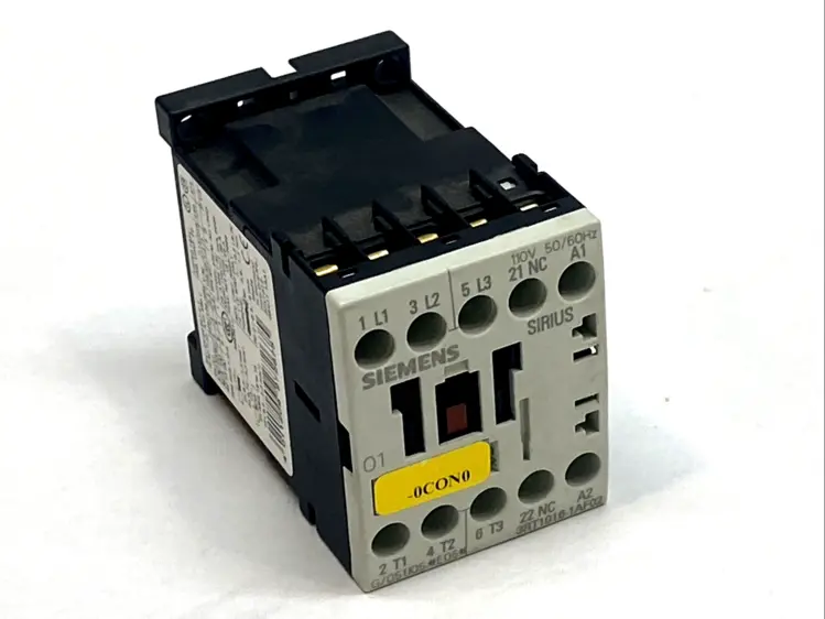 Used SIEMENS SIRIUS S00 3‑POLE 9A CONTACTOR 4KW 400V 110V AC COIL PLC Contactors | Maverick Industrial Sales #1102998